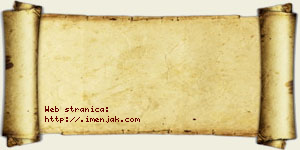 Ema Ajdačić vizit kartica